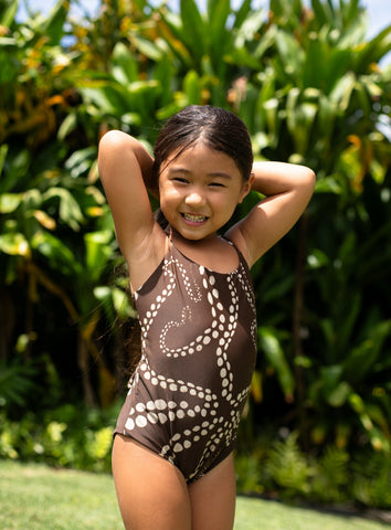He’e Keiki Lace Back (Brown)