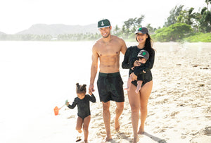 Kolekolea — Matching family swimwear and polos with native Hawaiian plant and animal prints